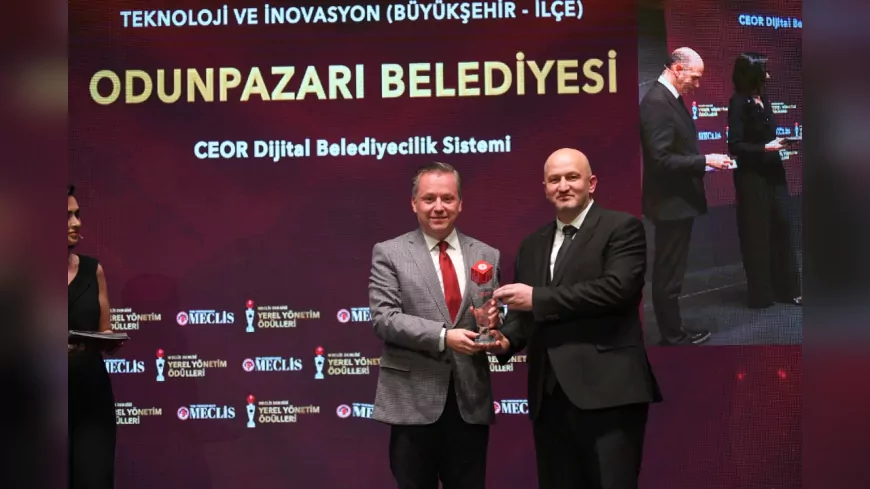 Odunpazarı Belediyesi’ne “Teknoloji ve İnovasyon” Ödülü