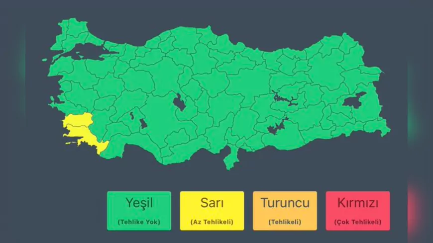 Meteoroloji’den Aydın ve Muğla İçin Kuvvetli Yağış Uyarısı