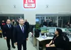Vali Hüseyin Aksoy’dan 112 Acil Çağrı Merkezi’ne Yeni Yıl Ziyareti