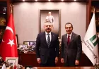 Vali Hüseyin Aksoy’dan Başkan Ahmet Ataç’a Veda Ziyareti