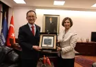 Başkan Ayşe Ünlüce’den Uluslararası Diplomasiye Güçlü Temaslar