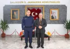 İl Millî Eğitim Müdürü Selehattin Kal’dan İl Jandarma Komutanı Murat Özer’e İade-i Ziyaret