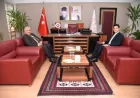 Kaymakam Adayı Uğur Çiftçi'den İl Millî Eğitim Müdürü Selehattin Kal’a Hayırlı Olsun Ziyareti