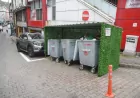 Giresun Belediyesi’nden Temiz ve Estetik Kent İçin Yeşil Çitli Konteyner Kafesleri