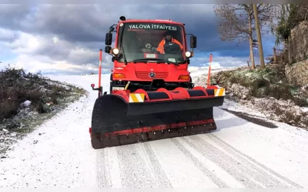 Yalova’da Soğuk Hava Alarmı: Tuzlama Çalışmaları Gece Boyunca Sürdü