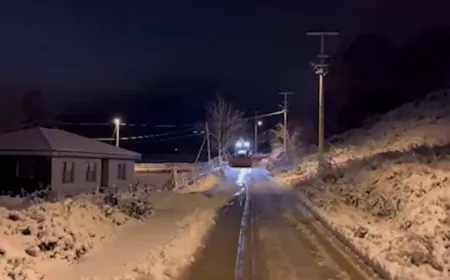 Düzce’de Karla Mücadele Alarmı