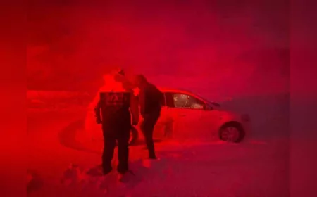 Ağrı’da AFAD Ekiplerinden Zorlu Hava Şartlarında Kurtarma Operasyonu