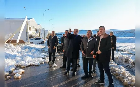 Başkan Gülpınar’dan Kar Yağışında Zarar Gören Esnafa Geçmiş Olsun Ziyareti