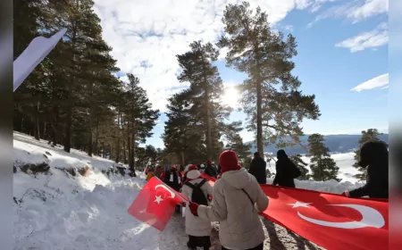 Sarıkamış’ta Binler Şehitler İçin Yürüdü