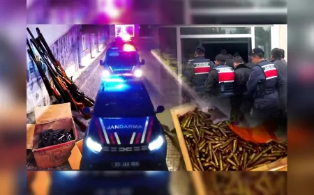 14 İlde Silah ve Mühimmat Kaçakçılığı Operasyonu