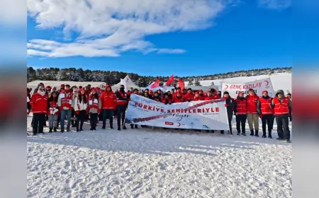 Kızılay’dan Sarıkamış Şehitlerine Vefa Yürüyüşü