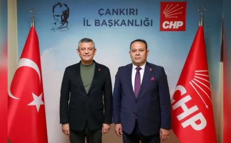 Özgür Özel’den Çankırı İl Başkanlığı’na Ziyaret