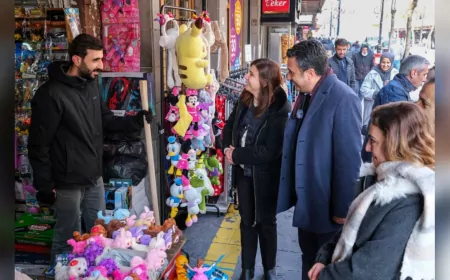 Eşbaşkanlardan Esnafa Karla Mücadele Ziyareti: “Birlikte Temizleyelim, Dayanışalım”