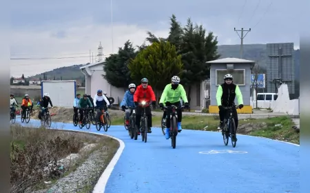 Balıkesir'de Sağlıklı Yaşam İçin Adımlar ve Pedallar Atıldı