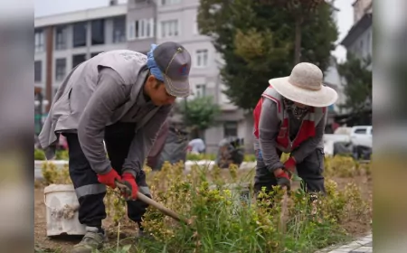 Düzce’nin Park ve Bahçeleri Onlara Emanet
