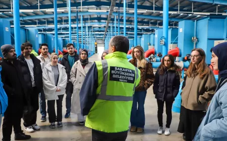 SASKİ, Geleceğin Hekimlerini Su ve Atıksu Tesislerinde Ağırladı