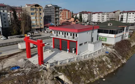 Araklı ve Çarşıbaşı’nda Yeni İtfaiye Binaları Tamamlandı