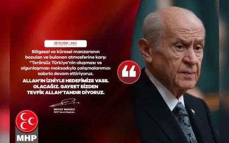 Bahçeli: “Terörsüz Türkiye Hedefimize Sabırla Yürüyoruz”