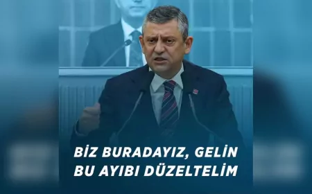 Özgür Özel: “Market poşetine yüzde 100 zam yapanlar, emekliye yüzde 12 zammı uygun gördü”