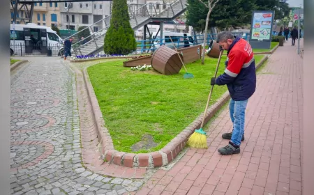 Giresun’da Kaldırım ve Çevre Düzenlemeleri Sürüyor