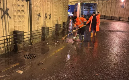 İBB Ekipleri Fırtına ve Sağanak Yağışa Karşı Teyakkuzdaydı