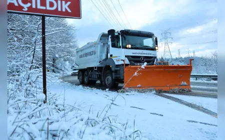 Sakarya Büyükşehir Karla Mücadeleye Hazır