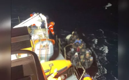 Dikili Açıklarında Göçmen Botu Faciası