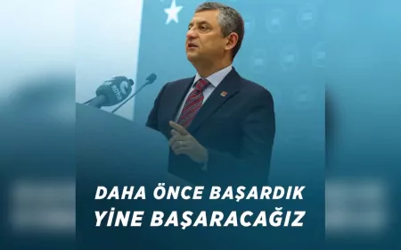 Özgür Özel: “Adayımız Hapiste Olabilir Ama Umudu Büyütmeye Devam Ediyoruz”