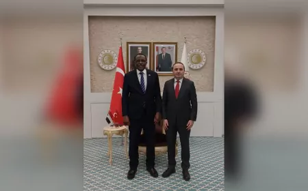 Bakan Yardımcısı Mustafa Tuzcu, Sudan’ın Ankara Büyükelçisi Eltayeb’i Kabul Etti