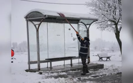 Düzce Belediyesi Kar Timleri Sahada