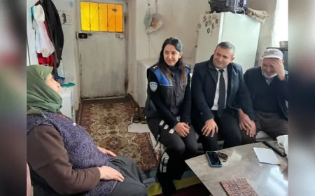 Ardahan Emniyetinden Görme Engellilere Anlamlı Ziyaret