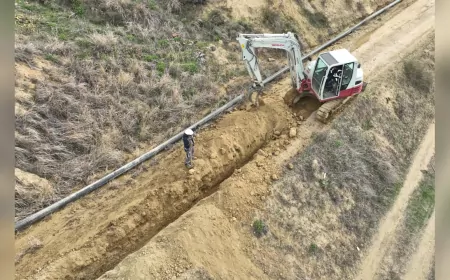 Mihalgazi’ye Yeni İçme Suyu Basma Hattı Tamamlandı