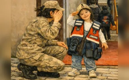 Hatay Jandarmasından Gönüllere Dokunan Mesaj