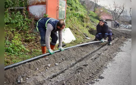 Giresun Belediyesi’nden İçme Suyuna Kalıcı Yatırım