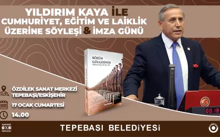 Yıldırım Kaya, Tepebaşı’nda Okurlarıyla Buluşacak
