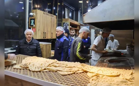Yalova Belediyesi’nden Fırınlara Sıkı Denetim