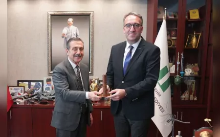 Ahmetbey Belediye Başkanı Altıntaş’tan Başkan Ataç’a Ziyaret