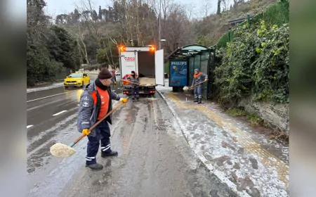 İstanbul’da Kar Yağışı Sabah Saatlerinde Kuvvetlendi: İBB Teyakkuzda