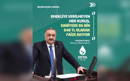 Hasan Karal: Emekliye Verilmeyen Her Kuruş Faize Gidiyor