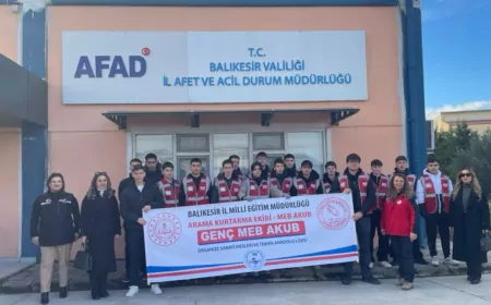 Genç MEB AKUB Ekipleri Balıkesir’de Saha Görevinde