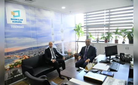 Vali Recep Soytürk’ten Basın İlan Kurumu’na İade-i Ziyaret