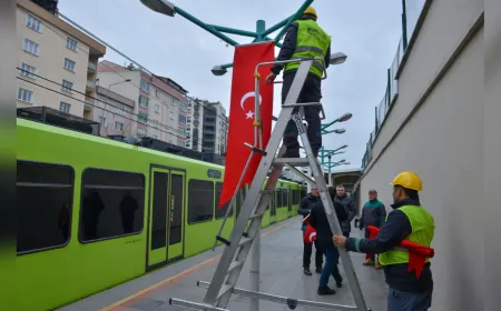 Bursa, Türk Bayraklarıyla Donatıldı