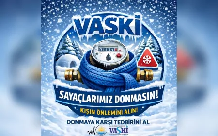 VASKİ’den Su Sayaçları İçin Don Uyarısı