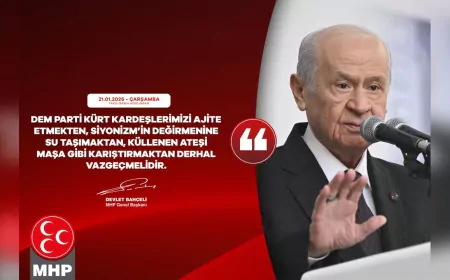 Bahçeli: DEM Parti, Siyonizm’in Değirmenine Su Taşımaktan Vazgeçmelidir