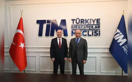 Ümit Özdağ’dan TİM’e Ziyaret