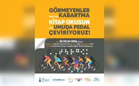 İzmir’de Görme Engelliler İçin Farkındalık Sürüşü