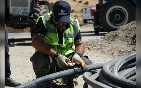 Avlamış ve Karadere’de İçme Suyu Altyapısı Tamamlandı