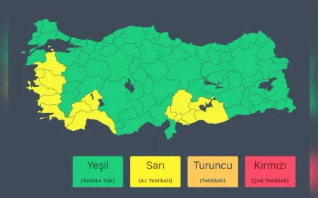 Meteoroloji’den Ülke Genelinde Kuvvetli Yağış ve Fırtına Uyarısı