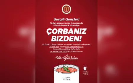 Bilecik Belediyesi’nden Sınav Haftasında Öğrencilere Ücretsiz Çorba Desteği