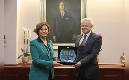 Romanya Fahri Konsolosu Vasile Vita’dan Başkan Ünlüce’ye Dostluk Ziyareti